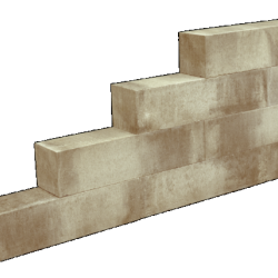 Linea Block Beige *Kp* 15X15X60 (5) Stapelblokken