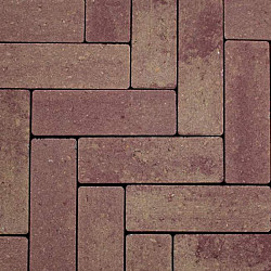 Strackstone+ Wijnrood-oker 7x21x8 Beton klinkers