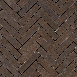 UWF60 Nostalgie WS Designa Zwart bruin onbezand 5x20x6 Waalformaat Ongetrommeld Gebakken klinkers
