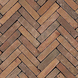UWF60 Varia WS Classica Geel rood bont onbezand Waalformaat 5x20x6 Getrommeld Gebakken klinkers