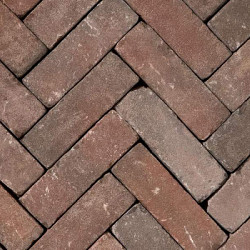 DF80 Novoton Vida Bruin rood bezand Dikformaat 6,5x20x8 Getrommeld Gebakken klinkers