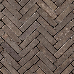 WF80 Incana WS Classica Bruin zwart onbezand Waalformaat 5x20x8 Getrommeld Gebakken klinkers