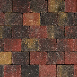 Tambour Trommelsteen Bont 20x30x6 Beton klinkers