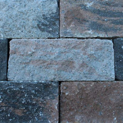Wallblock split Texels Bont 10x10x40 Stapelblokken