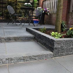 Wallblock Split 12x15x60 Antraciet - enkelzijdig gekloofd Stapelblokken