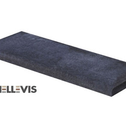 Oud Hollandse zwembadrand Antraciet 40x100x5 Oud Hollandse tegels 
