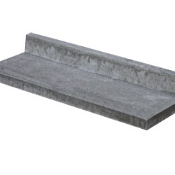 Oud Hollandse traptreden L-model Antraciet 40x100x15 Traptreden