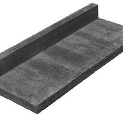 Oud Hollandse traptreden L-model Carbon 40x100x15 Traptreden