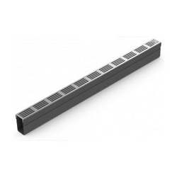 SlimLine 100 Vervangingsrooster aluminium Goten
