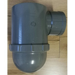 Riool sifon 27 110mm PVC gebruik in combi. Met Hexa onderuitloop Goten