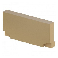 Euroline H60 gootelement 5,5 eindplaat blind Goten