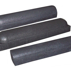 Parkeer- of stootbanden Grijs 20x95x17 2x rond Betonelementen