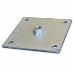 Stelplaat 10x10 M16 Betonelementen