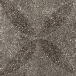 Solostone Decoren Hormigon Flower Antra 70x70x3,2 Keramische tegels