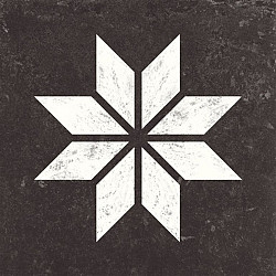 Solostone Decoren Belgian Stone Star White 70x70x3,2 Keramische tegels