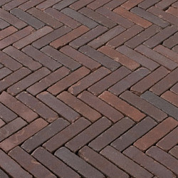 WF60 Novara antica Rood-bruin genuanceerd 5x20,4x6 Getrommeld Gebakken klinkers