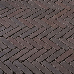 WF60 Bolzano antica Paars genuanceerd 5x20,4x6 Getrommeld Gebakken klinkers