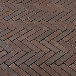 WF60 Bergamo antica Bruin genuanceerd 5x20,4x6 Getrommeld Gebakken klinkers