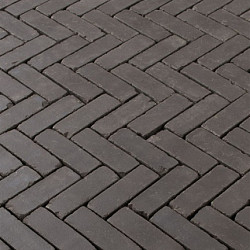 DF60 Carbona antica Zwart 6,7x20,4x6 Getrommeld Gebakken klinkers