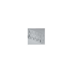 Glassline gevelgoot uit RVS 13x5 Eindplaat 