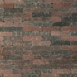 Metro Trommelsteen waalformaten Rood genuanceerd 5x20x7 Beton klinkers