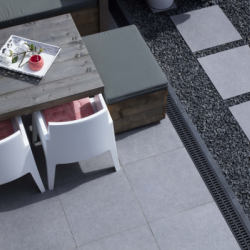 GeoCeramica Impasto Grigio 60x60x4 Keramische tegels