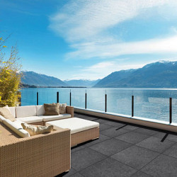 GeoCeramica Entree BB stone Black 60x60x4 Keramische tegels
