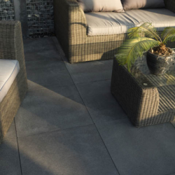 Granitops Plus Grey Black 60x60x4,7 Beton tegels