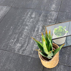Granitops Plus Santorini Black 60x60x4,7 Beton tegels