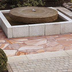 Flagstone Rosso bologna extra Rood-bont Gespleten Flagstones