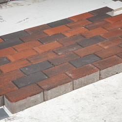 Betonklinkers Rood-zwart 10,5x21x8 Beton klinkers