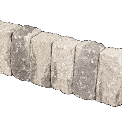Palissade-stapelblok splitton Matterhorn 12x12x25 Gekloofd/getrommeld Stapelblokken