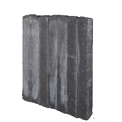 Palissade-stapelblok splitton Mount Everest 12x12x100 Gekloofd/ongetrommeld Stapelblokken