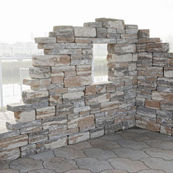 Ruine Combiwall Splitton compleet Kilimanjaro Ruine compleet met bouwplan Stapelblokken