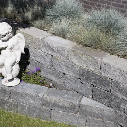Combiwall Splitton Uno Mount Everest 15x30x12 Getrommeld,4 zijden gekloofd muurelement Stapelblokken