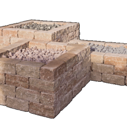 Combiwall Splitton Uno Sierra Nevada 15x30x12 Getrommeld,4 zijden gekloofd muurelement Stapelblokken