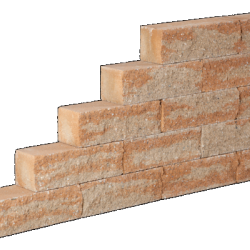 Combiwall Splitton Duo Mont Blanc 10x30x10 Aan 1 zijde gekloofd muurelement Stapelblokken