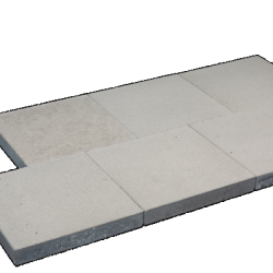 Trottoir tuintegels Grijs 40x40x5 Beton tegels
