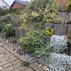 Beplantbare resupor elementen Zwart 38x48x30 Cirkelflor groot Bloembakken