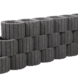 Beplantbare resupor elementen Zwart 20x30x20 Cirkelflor mini Bloembakken