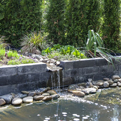 Blockstone Black 15x15x60 Getrommeld muurelement Stapelblokken