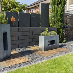 Allure Block Linea Black 15x15x60 Strak muurelement Stapelblokken