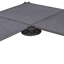 Verstelbare tegeldrager Zwart Hoogte 65 - 100 mm / Per 25 stuks Tegeldragers