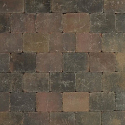 Metro Trommelsteen Brons genuanceerd 15x15x6 Beton klinkers