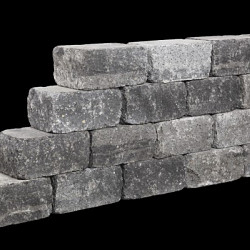 Combiwall Splitton Matterhorn 20x20x7,5 Getrommeld,4 zijden gekloofd muurelement Stapelblokken
