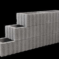 Beplantbare resupor elementen Grijs 30x40x25 Kubusflor Bloembakken