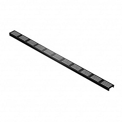 SlimLine 6,1x100x10 Gootelement inclusief RVS rooster Goten