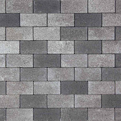 Halve betonklinkers Grijs-zwart 10,5x10,5x8 Beton klinkers