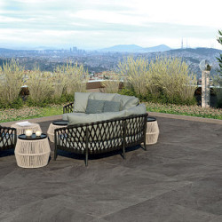 Stones Nero 60x60x2 Keramische tegels