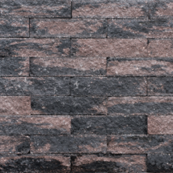 Wallblock split Brons 10x10x40 Stapelblokken